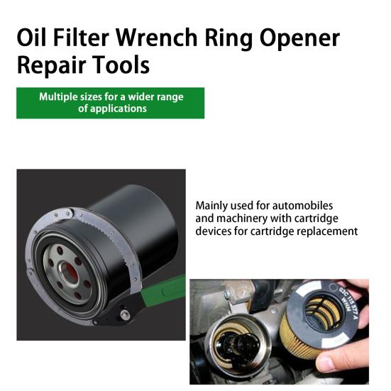 Oil Filter Ring Opener Disassembly Tool Oil Filter Puller Ring  Spanner Tool Car Maintenance