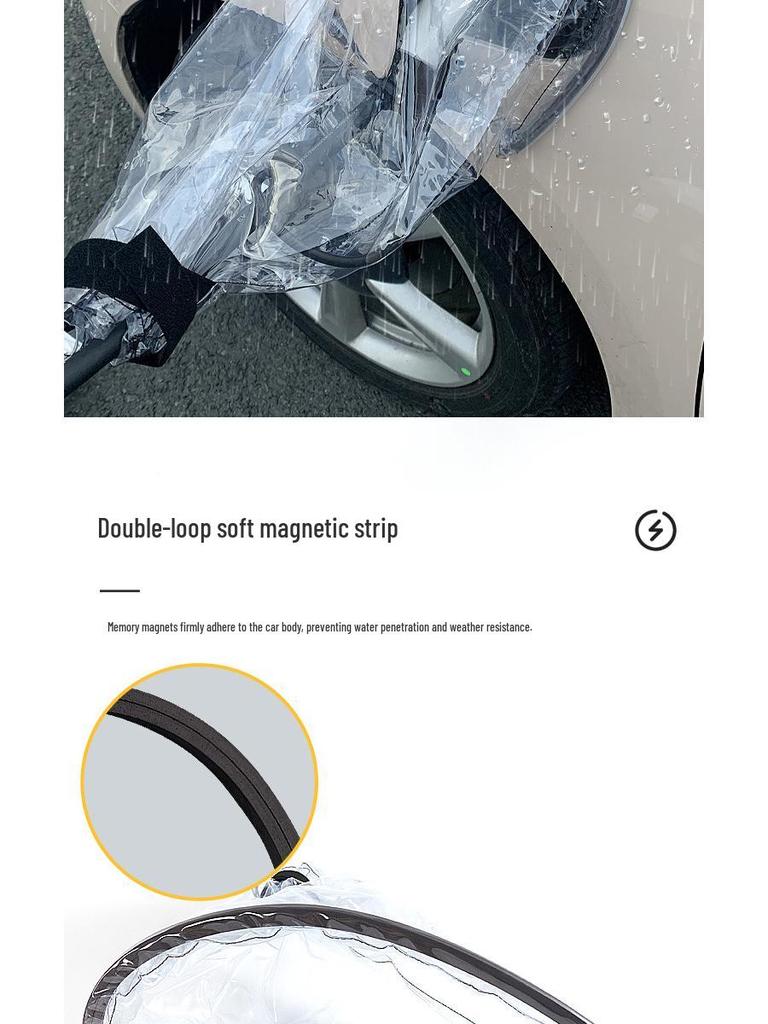 Zeekr EV Charging Gun Rainproof Magnetic Cover, Waterproof for Charging Port