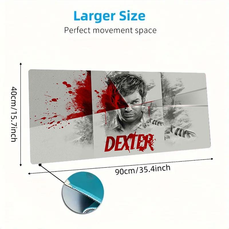 Blood Mystery Large Size Mouse Pad Large Gaming Table Cushion Nonslip Laptop Tablet Big Mousepad Xxl Mat Mini Pc Playmat With Lock Edge