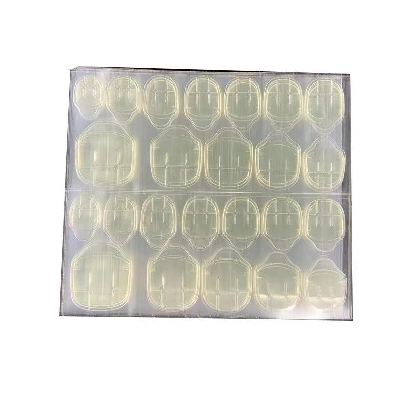50sheets/bag Nail Jelly Double-Sided Tape Transparent Nail Art Sticker Nail Glue Sticker Tools