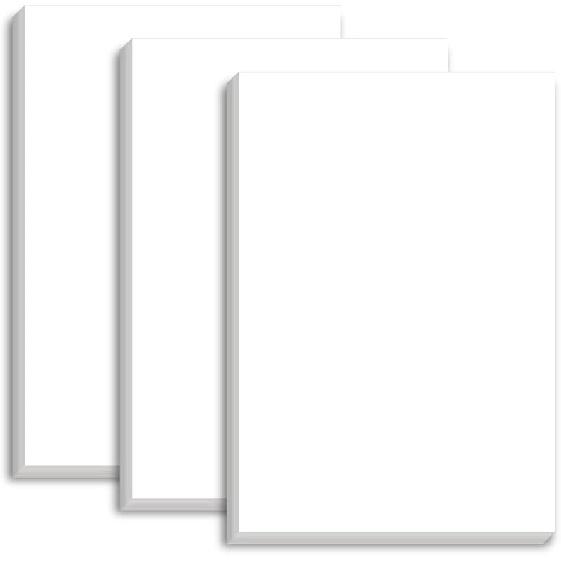 Half Letter Blank Paper, A5 100 Sheets/200 Pages Printer Paper, Unpunched, Blank Copy Paper, 100gsm, White, 5.8'' x 8.2''