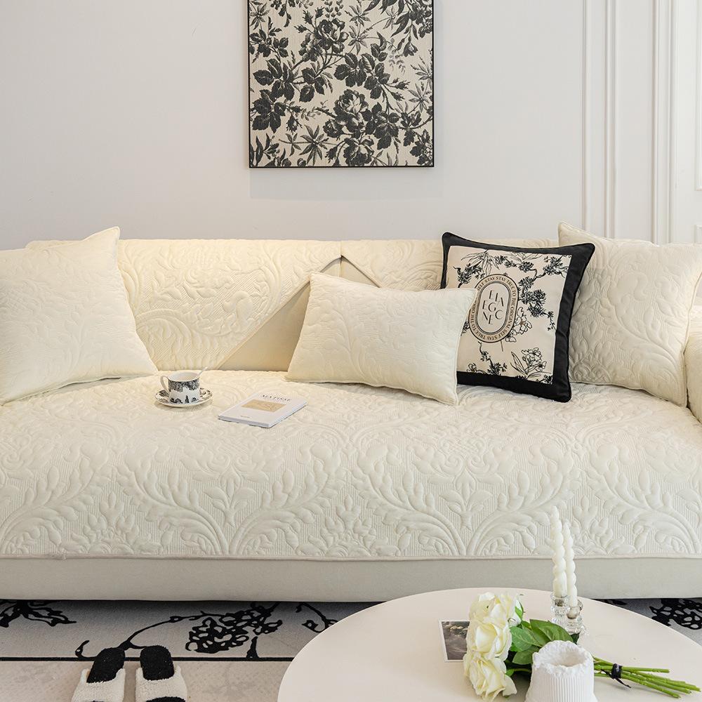 

Зимняя хрустальная бархатная диванная подушка, новая легкая французская кремовая подушка в стиле тканевая кожаная диванная подушка 70*70