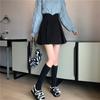 Pleated Skirt Plus Size Women's High Waist Puffy Skirt Umbrella Skirt Spring Summer Student Slimming Anti-Exposure A-Line Short Skirt