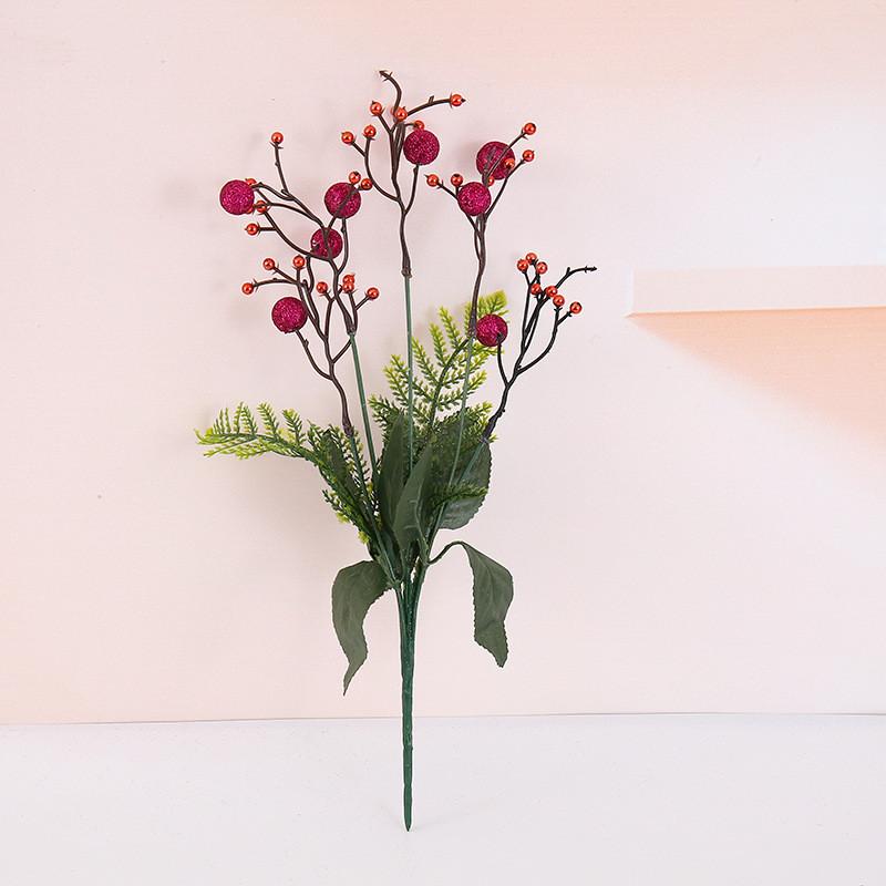 

Christmas Floral Decorations With Faux Flowers And Glitter Accents For Festive Homes