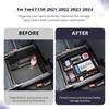For    2024 2025 Ford F150 Center Console Tray Organizer Armrest Storage Box Container Secondary Car Box Accessories