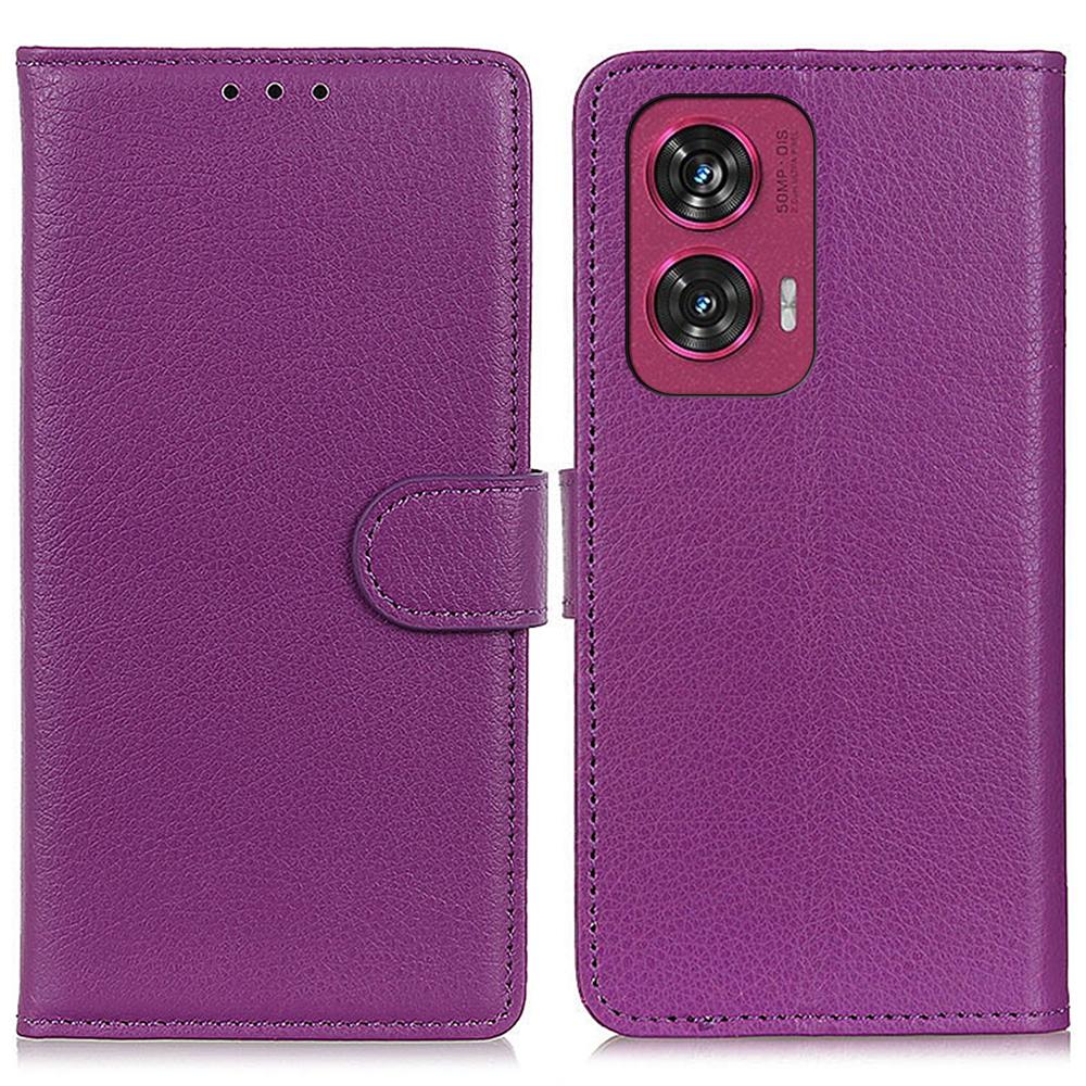 For Motorola Edge 50 Fusion 5G Case Litchi Texture Wallet Leather Phone Cover Wholesale