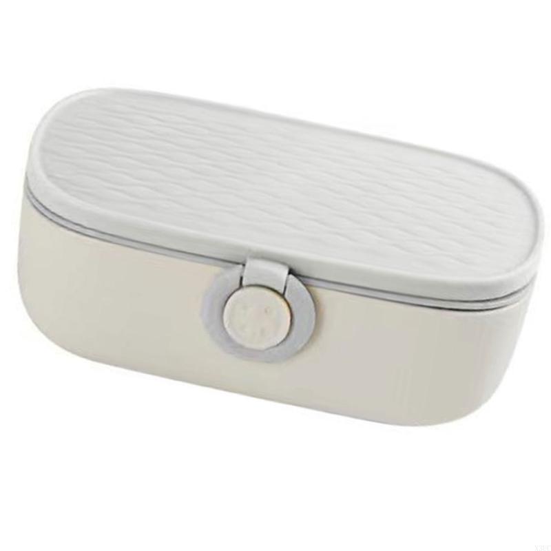 Scatola Organizzatore Portatile per Cucito a 20 Scomparti per Aghi, Filo e Attrezzi Plastica Robusta Coperchio Trasparente X3UC