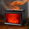 Flame Essential Oil Diffuser Fireplace Flame Diffuser 300ml Aromatherapy Diffuser Low Noise Cool Mist Diffuser for Home Office