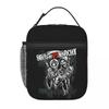 Die Death Reaper Sons Of Anarchy Isolierte Lunchtasche für Damen Kinder Tragbare Lebensmittelboxen Thermische Lunchbox Tragetasche