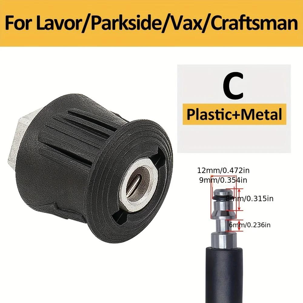 M22-14mm auf Karcher Lavor Bosch Adapter - 2320PSI Schnellkupplung für Karcher Nilfisk Hochdruckreiniger O-Ring Auslaufsicher