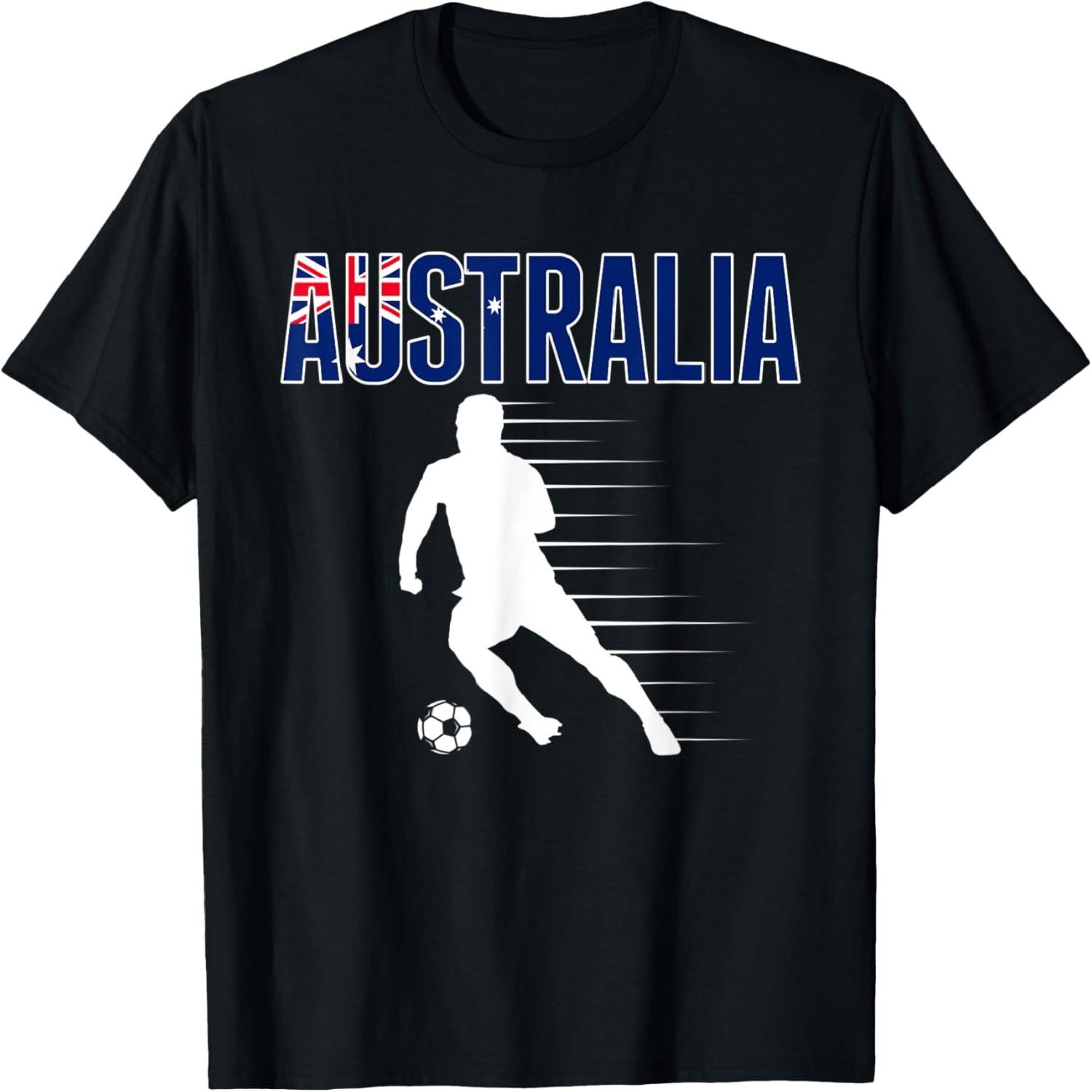 Australia Soccer Lovers Jersey - Support Australian Football T-Shirt S