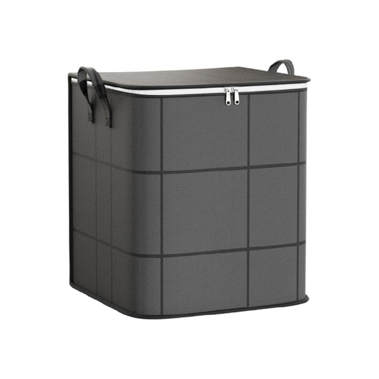 Bedroom Storage Bag Soft Fabric Closet Case for Bedding and Sweaters with Dust Cover and Full Opening Access Indoors