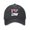 I Love Robbie Williams RW Unisex Baseball Cap 2025 Tour Live Distressed Denim Hat Fashion Outdoor Summer Adjustable Snapback Hat