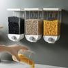 Wall-Mounted 5-Grain Sealed Jar: Moisture-Proof, No-Punch, Food-Grade Storage Box