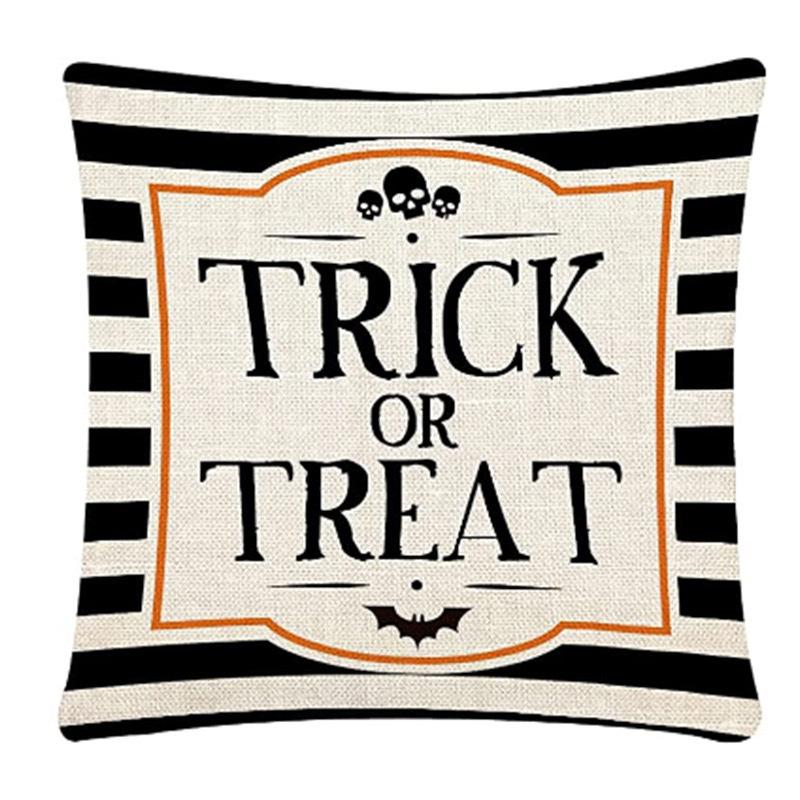 New Halloween Pillowcase Living Room Sofa Cushion Pillowcase Linen Sample Room Home Decoration