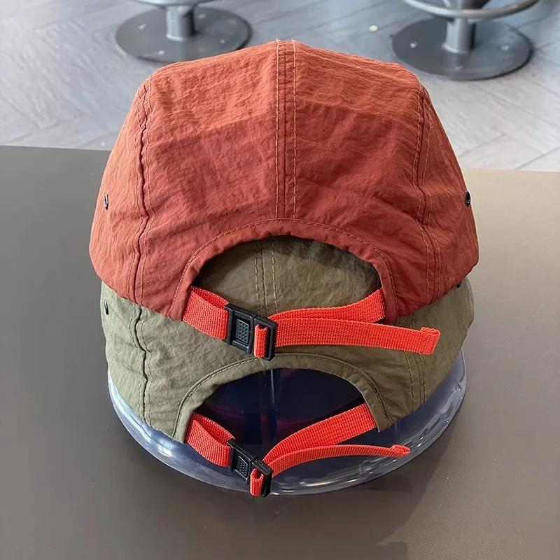 Japanese Style Big Head Circumference Quick‑Dry Baseball Cap, Unisex Soft Crown Short Brim Hip‑Hop Workwear Hat