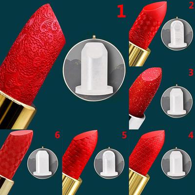12.1mm 1/3PCS Set Silicone Lipstick Mold Aluminum Ring Mould Holder Diy Beauty Lipstick Mould Handmade Lipstick Making Tool