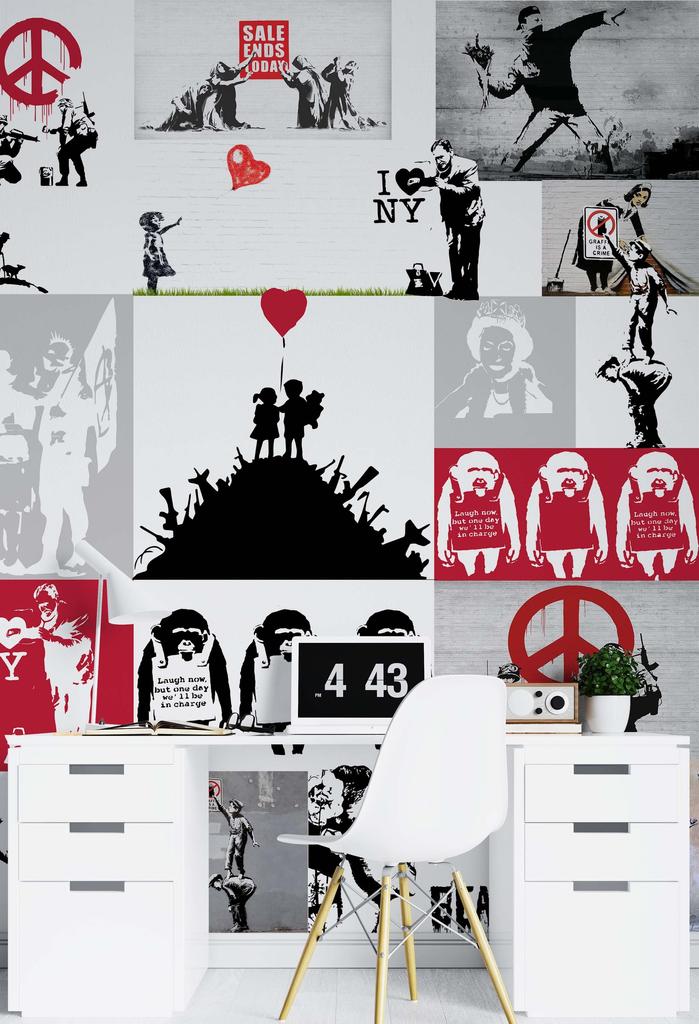 Wallpaper Banksy artwork