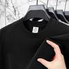 Summer High-end Brand Men's Short Sleeve Round Neck Fashionable Style Half Sleeved Top Breathable T-shirt