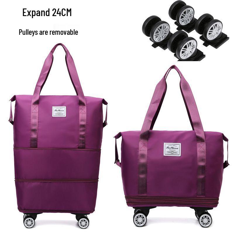 Large-Capacity Wheeled Waterproof Travel Bag for Short Trips