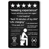 HD Tin Sign Funny Bathroom Humor Vintage Metal Wall Art Retro Toilet Decor Set