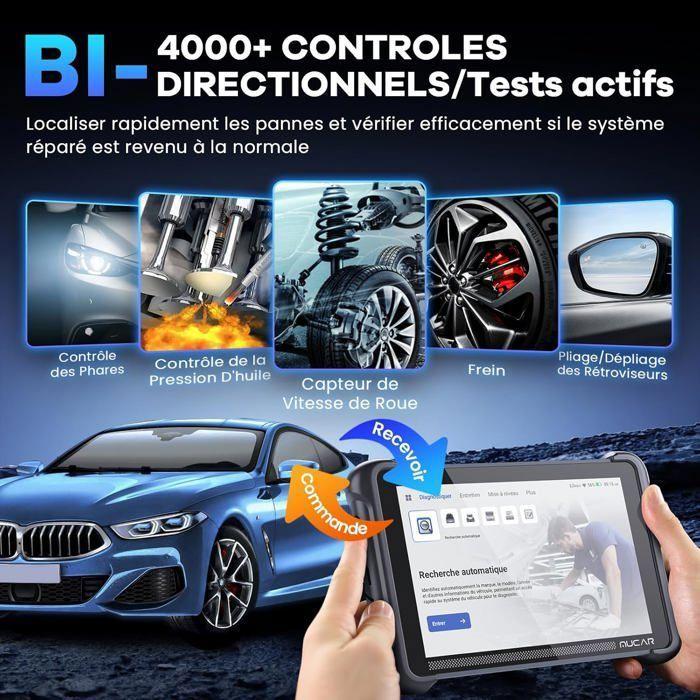 Diagnostický kufr pro auto - BAZARLAND30 - 892BT - Obousměrný OBD2 - Kódování ECU - 34+ Resetů