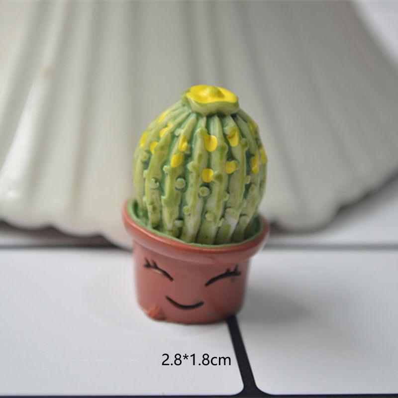 Delightful Mini Cactus Resin Ornament For Charming Fairy Garden Decor Craft