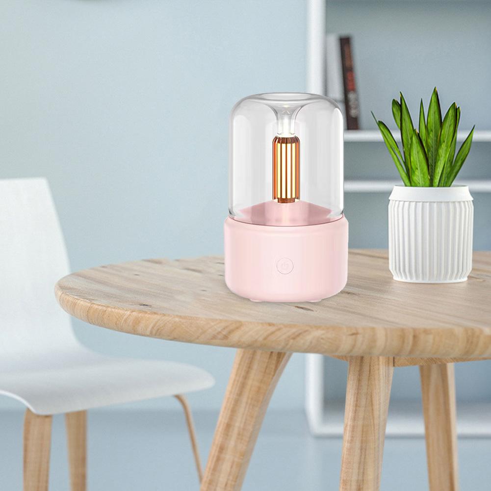 Lampka nocna LED, urządzenie do aromaterapii, zabezpieczenie przed odcięciem wody, generator chłodnej mgiełki, wyłączanie czasowe, automatyczne wyłączanie zasilania do biura domowego