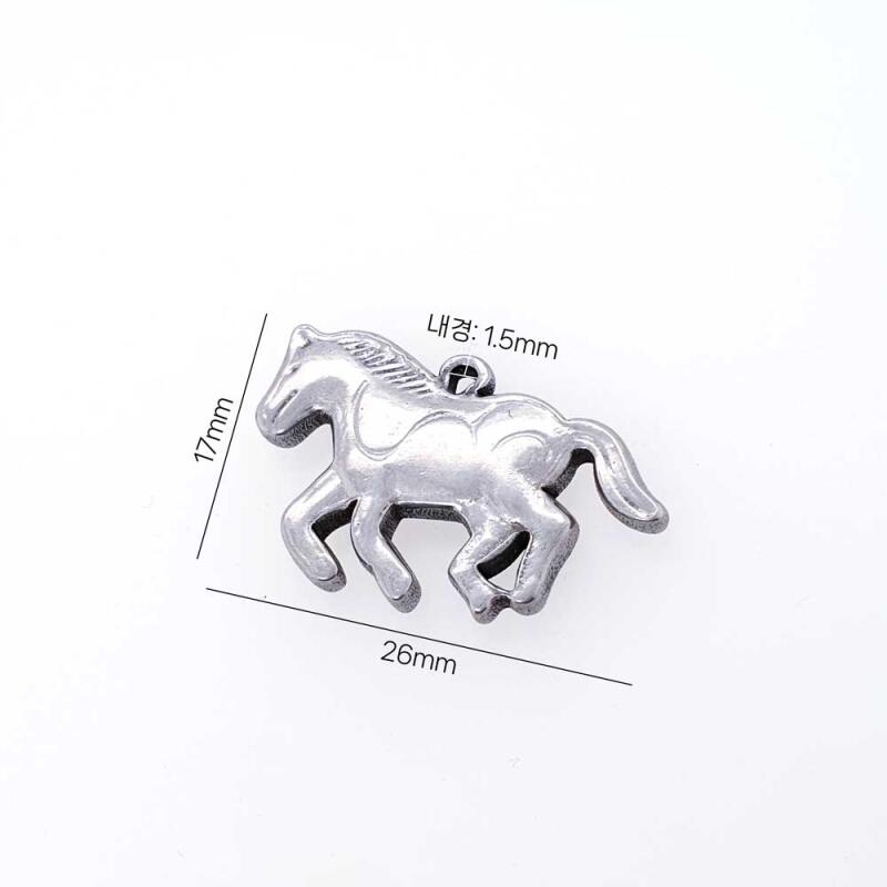 Surgical Steel Animal Horse Pendant Accessory