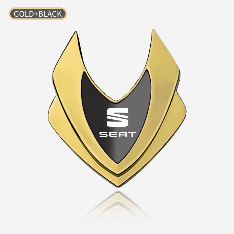 NBNY6 Car Metal Shield Emblem Car Side Fender Body Trunk Badge Sticker For Seat Leon 5f Ibiza 6l 6j Leon 1p Cushion Altea Xl Leon Mk