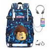 Hot Selling Game-Themed Outdoor Travel Bag Large Capacity with USB Hiking Backpack