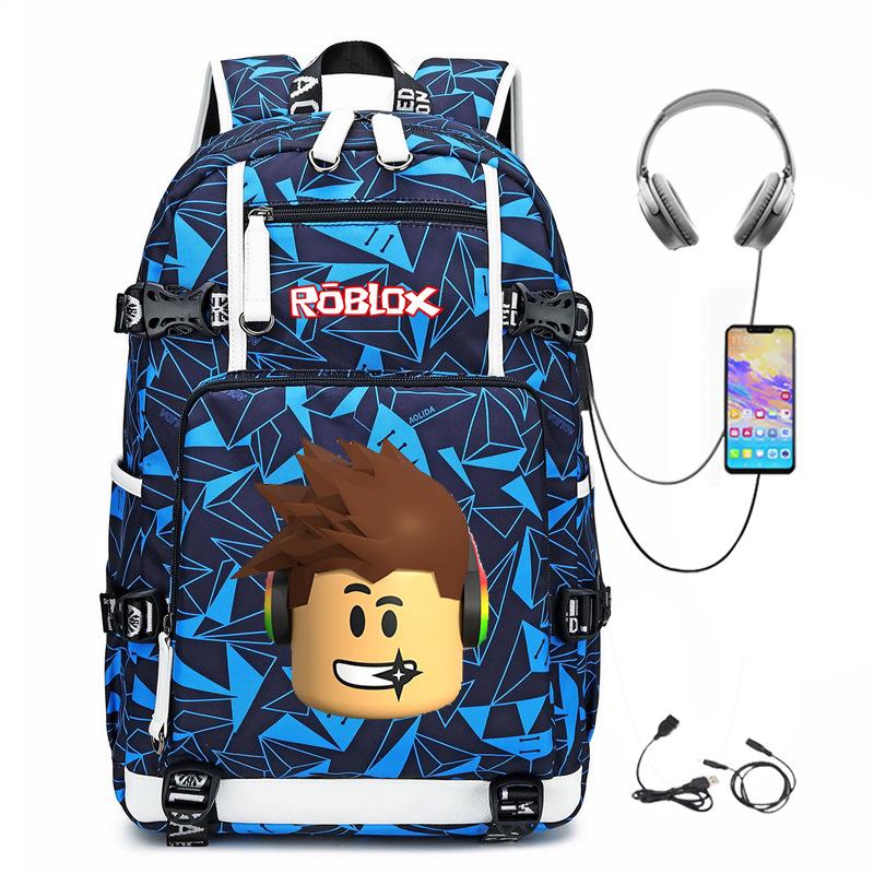 Hot Selling Game-Themed Outdoor Travel Bag Large Capacity with USB Hiking Backpack