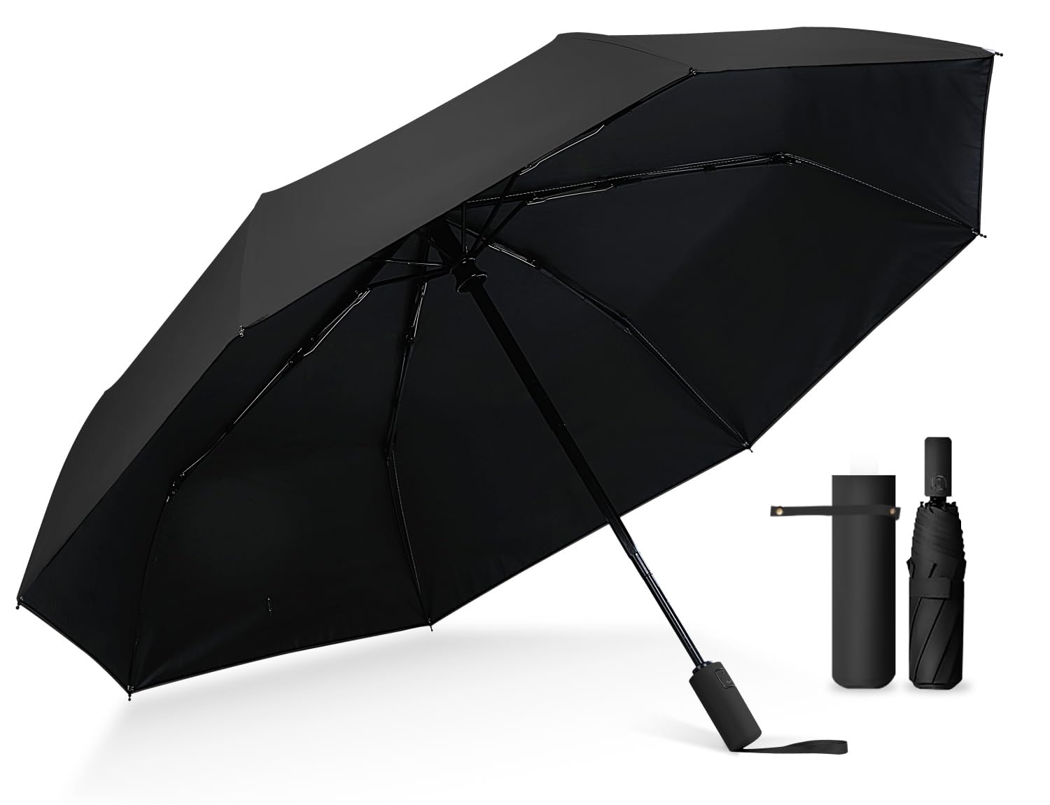 

практикующий Полная УФ-защита складной подходит как для солнца, так и для автоматического открывания и большой прочный и весом 280 г Классический дизайн с