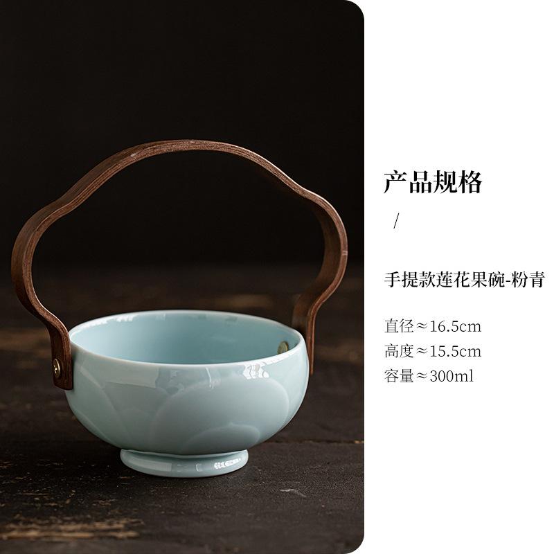 

Hand-held Fruit Dishes Elegant Pastry Plate Dried Fruit Basket Candy Cake Stand Household Sharing Plate Accessories Ornaments