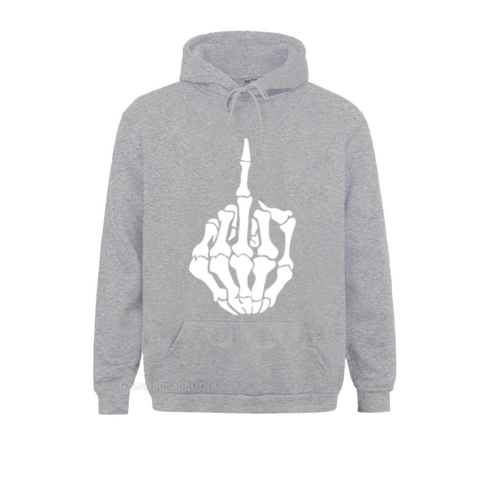 Neu Kommende Mittelfinger Skelett Hand Lustige Schädel Pullover Hoodie Sweatshirts Unisex Hoodies Langarm Labor Day Sportbekleidung