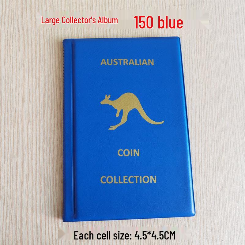Album Mare cu 240 de Buzunare pentru Depozitarea Monedelor Antice - Liant pentru Colecționar de Monede Comemorative