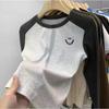 Girls Slim Fit Long Sleeve T Shirt Spring Autumn Middle Big Kids Student Cotton Base Layer Top Casual Children Clothes