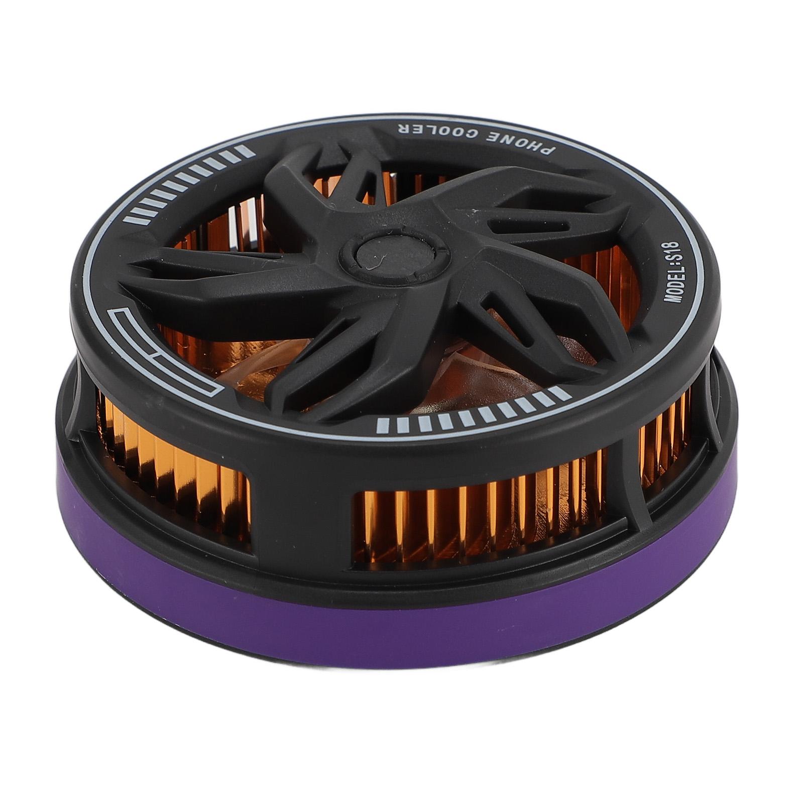 

Phone Cooler 15W Magnetic Adsorption Quiet Portable Cell Phone Cooling Fan for Gaming Live Strming