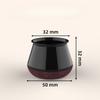 8/24 Pcs Chair Leg Floor Protectors for Hardwood Floors, Silicone Chair Caps Covers Furniture Pads Sliders Wrapped Felt Bottom