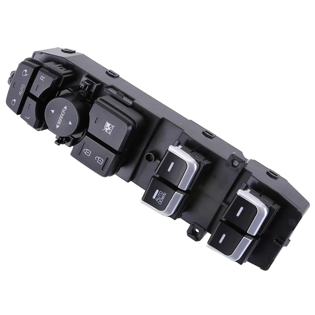 93570-C5010 Driver Side Power Window Master Switch Fits for 2015 2016 2017 2018 2019 2020 Soranto 2.0L 2.4L 3.3L Front Left Power Control Button Part