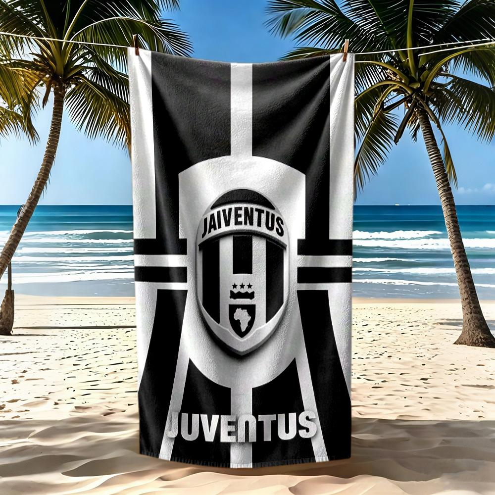Juventus Beach Towel Super Soft Absorbent Comfortable Lightweight Suitable For Sports Travel Swimming Yoga Bathroom Beach And Pool