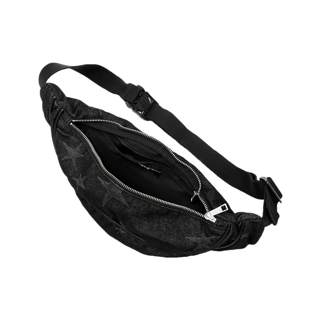 New LiNing Cotton Sling Bag Regular Unisex Black ABDU057-1