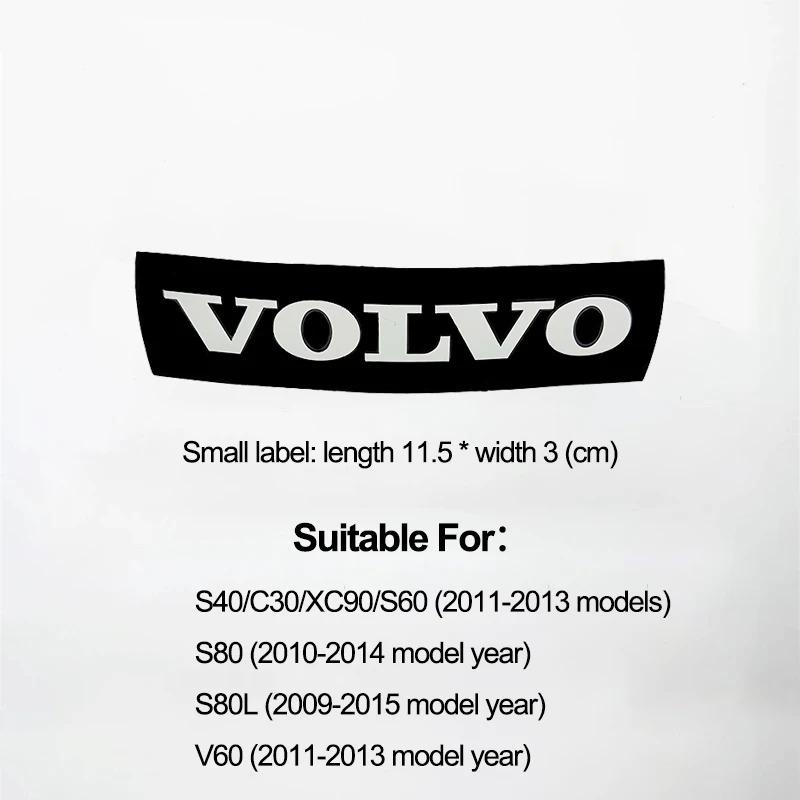 Car Grille Badge Sticker Front Grille Blue Black Letter Emblem Decals For Volvo Rdesign S80 V40 V50 V60 V70 S80L XC60 XC90 S40