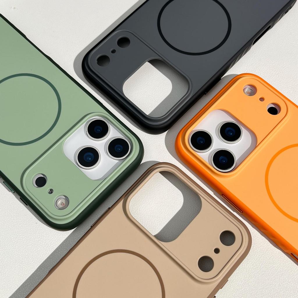 Apple 17 Pro Max/16/15 Magnetic Non-Slip Drop-Proof Hard Phone Case