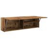 Bathroom Wall Cabinet Reclaimed Wood Look 100x25x30 cm Engineered Wood