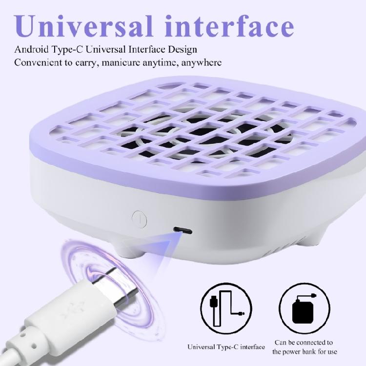 Professional Nail Dust Collector Highly Speed Airflow Silents Working Mode Space Saving Design For Home Use