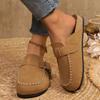 *Summer New Round Head Sexy Elegant Comfortable Casual Slippers Fashiable Baotou Thick Bottom Flat Slippers for Women