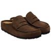 Birkenstock Naples No Special Function Closed Toe Slippers Unisex Coffee Regular Loose Fit 1031605