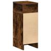 Nightstand with Drawer Smoked Oak 25 X 31 X 66 Cm