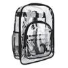 Transparenter Rucksack Wasserdichte PVC Aufbewahrungstasche Studenten Schultasche für Outdoor-Reisen